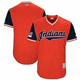 Customized Men's Indians Red 2018 Players Weekend Stitched Jersey,baseball caps,new era cap wholesale,wholesale hats